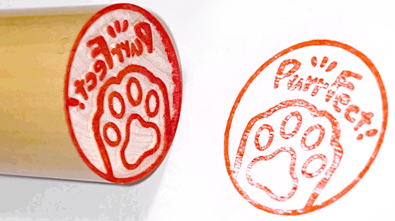 パヌイの肉球スタンプ